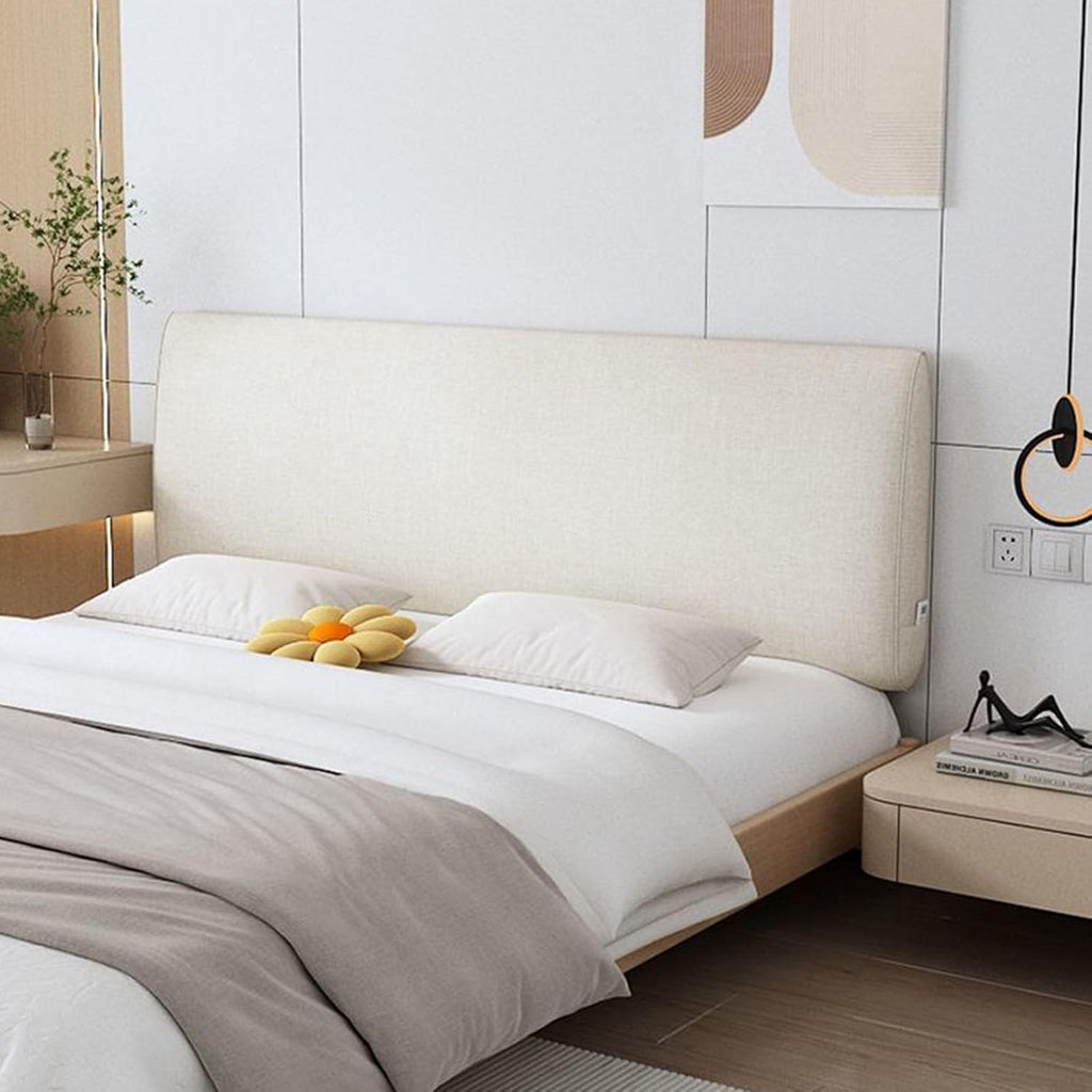 Upholstered Headboard, Wall Mounted Pillow Cushion, with Removeable Washable Cover, No Tools Needed