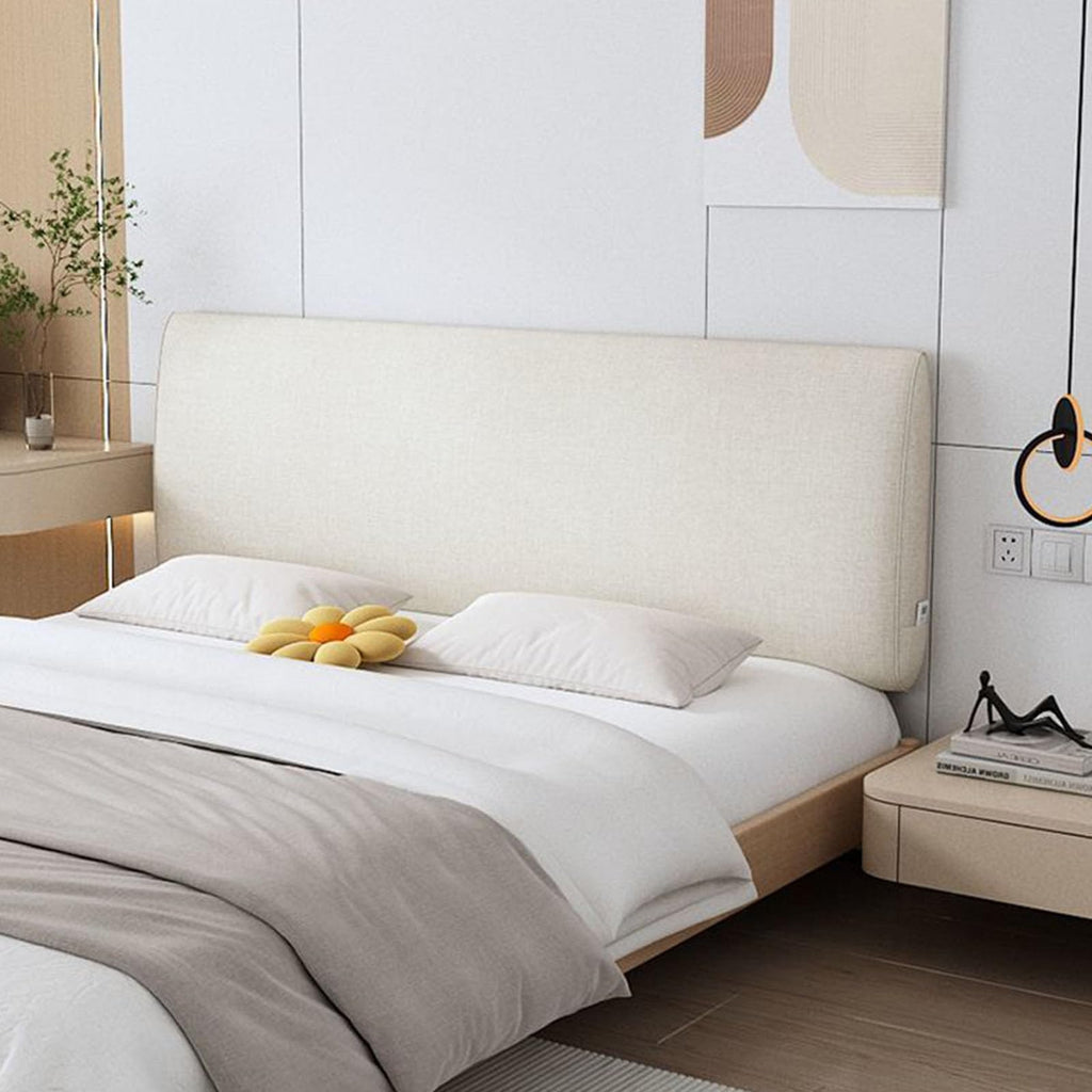 Upholstered Headboard, Wall Mounted Pillow Cushion, with Removeable Washable Cover, No Tools Needed