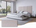 Peel and Stick Upholstered Wall Mounted Headboard Queen Size, 9 Panels Tufted Fabric Headboard,Wall Mounted Headboards, Interior Wall Panels for Bedroom, 10"x24" Dark Grey